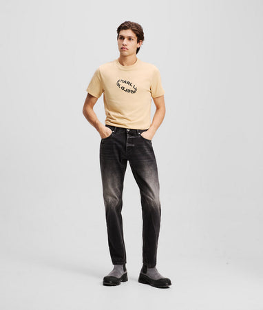 KARL LAGERFELD JEANS jeans uomo denim nero da uomo