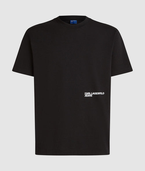KARL LAGERFELD JEANS t-shirt uomo nero da uomo