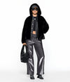 KARL LAGERFELD JEANS pelliccia donna nero da uomo