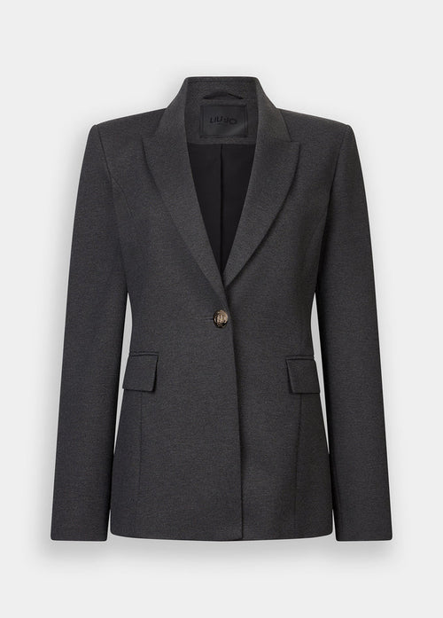 LIU JO blazer donna lavagna scuro da uomo