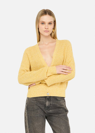 LIU JO cardigan donna oro da donna