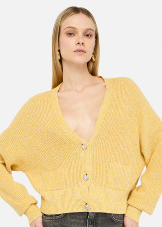 LIU JO cardigan donna oro da donna