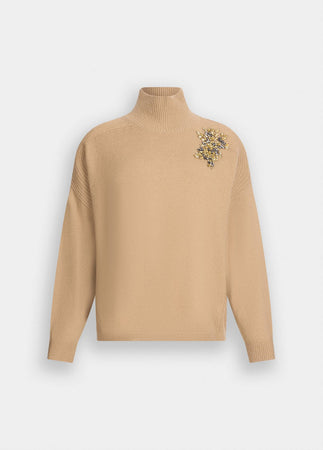 LIU JO maglia donna beige da donna