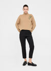 LIU JO maglia donna beige da donna