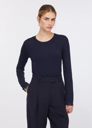 LIU JO maglia donna blu da donna