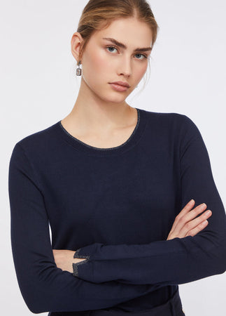 LIU JO maglia donna blu da donna