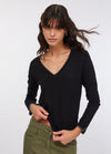 LIU JO maglia donna nero da donna
