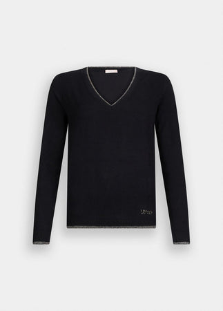 LIU JO maglia donna nero da donna