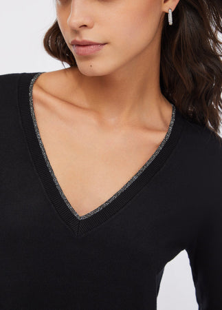 LIU JO maglia donna nero da donna