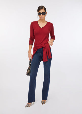LIU JO maglia donna rosso da donna