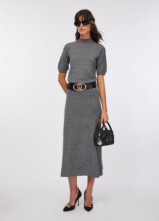 LIU JO gonna donna grigio da donna
