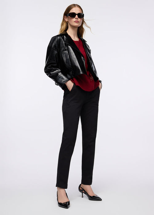 LIU JO pantaloni donna nero da donna