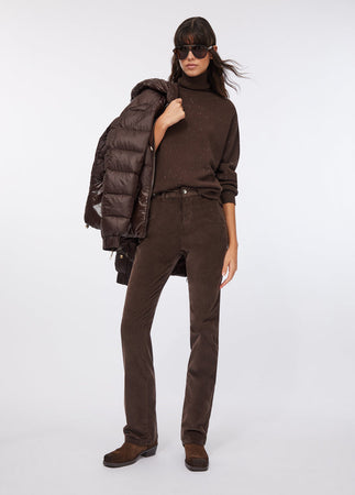 LIU JO pantaloni donna cioccolato da donna