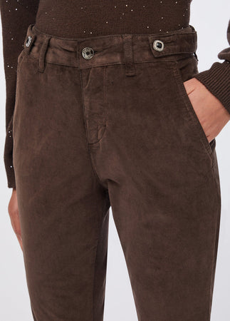 LIU JO pantaloni donna cioccolato da donna