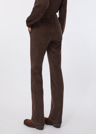 LIU JO pantaloni donna cioccolato da donna