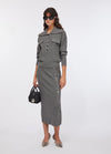 LIU JO gonna donna grigio da donna