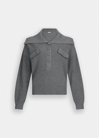 LIU JO maglia donna grigio da donna