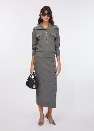 LIU JO maglia donna grigio da donna