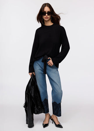 LIU JO maglia donna nero da donna