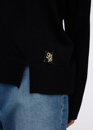 LIU JO maglia donna nero da donna