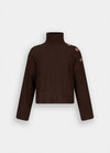 LIU JO maglia donna cioccolato da donna