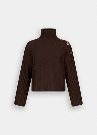 LIU JO maglia donna cioccolato da donna
