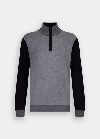 LIU JO maglia uomo blu e grigio da uomo