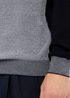 LIU JO maglia uomo blu e grigio da uomo