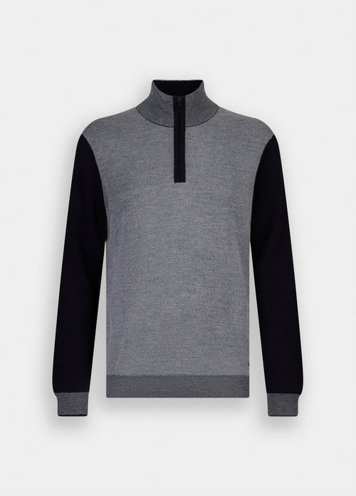 LIU JO maglia uomo blu e grigio da uomo