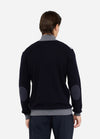 LIU JO maglia uomo blu e grigio da uomo