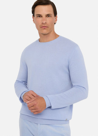 LIU JO maglia uomo celeste da uomo