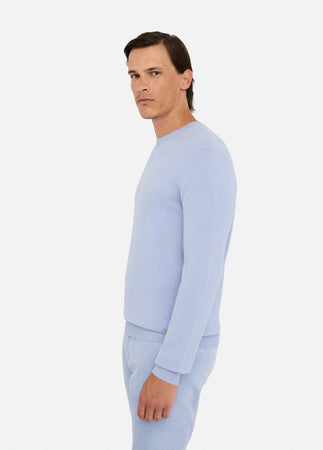 LIU JO maglia uomo celeste da uomo
