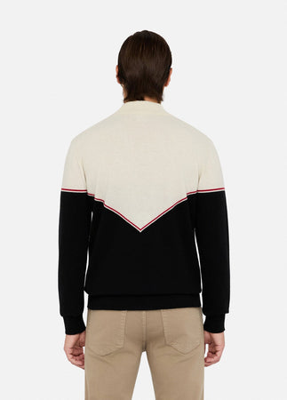 LIU JO maglia uomo bianco e nero da uomo