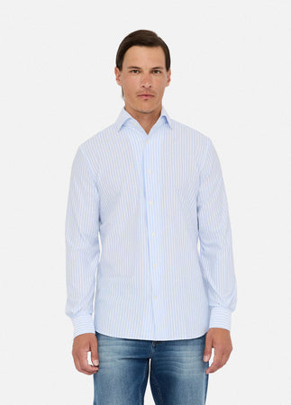 LIU JO camicia uomo azzurro da uomo