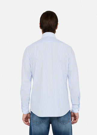 LIU JO camicia uomo azzurro da uomo