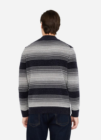 LIU JO maglia uomo bianco e blu da uomo