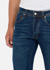 LIU JO jeans uomo denim scuro da uomo