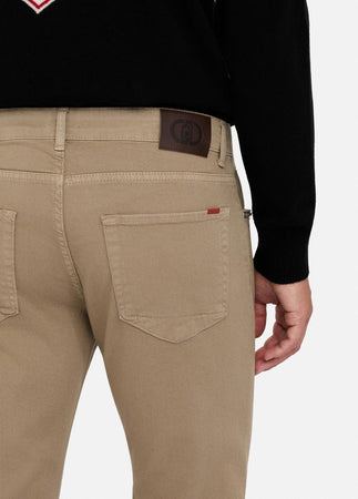 LIU JO pantaloni uomo beige da uomo