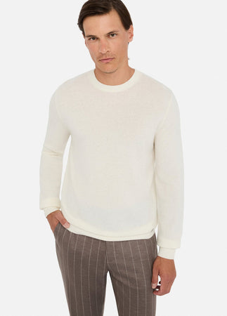 LIU JO maglia uomo bianco da uomo