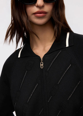LIU JO cardigan donna nero da donna