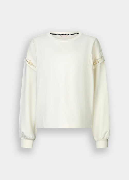 LIU JO felpa donna bianco da donna