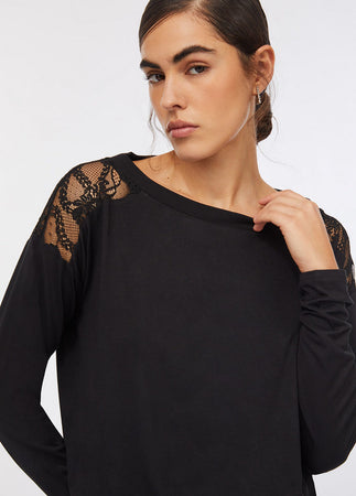 LIU JO t-shirt donna nero da donna