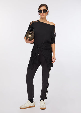 LIU JO t-shirt donna nero da donna
