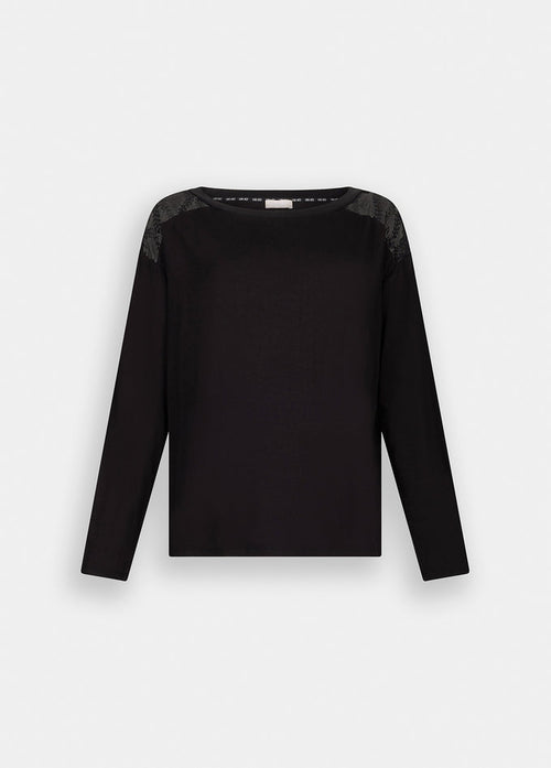 LIU JO t-shirt donna nero da donna