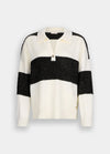 LIU JO polo donna bianco e nero da donna