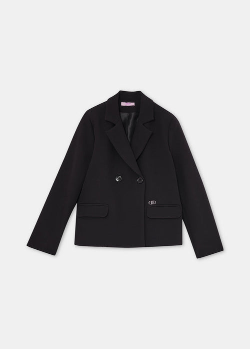 LIU JO KIDS blazer bambina nero da bambino