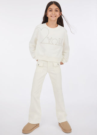 LIU JO KIDS pantaloni bambina burro da bambino