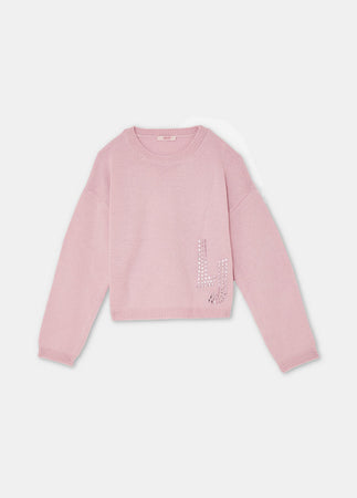 LIU JO KIDS maglia bambina rosa da bambino