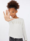 LIU JO KIDS t-shirt bambina bianco da bambino