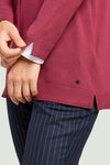 L.VIOLA cardigan donna rosso da donna